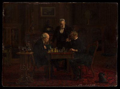 Sjakkspillerne av Thomas Eakins