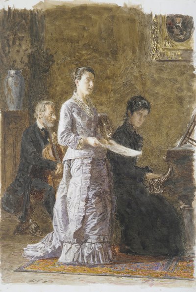 Den patetiske sangen, 1881. av Thomas Eakins