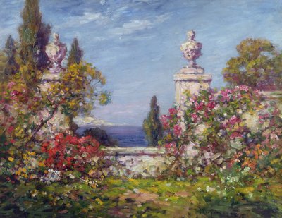 En middelhavshage av Thomas Edwin Mostyn