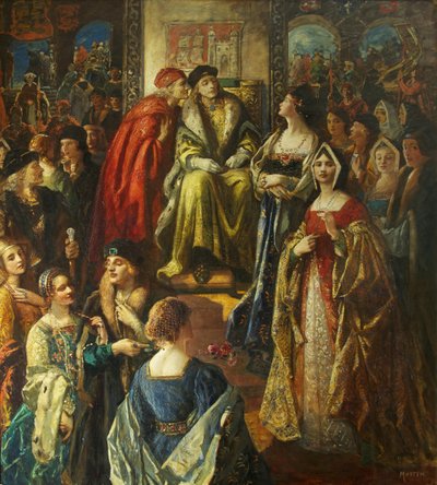 Kong Henry VII bøtelagt borgerne i Bristol fordi konene deres var så fint kledd av Thomas Edwin Mostyn