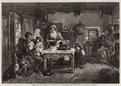 Hjem og de hjemløse av Thomas Faed