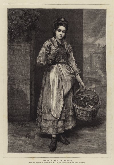 Fioler og Primroser av Thomas Faed