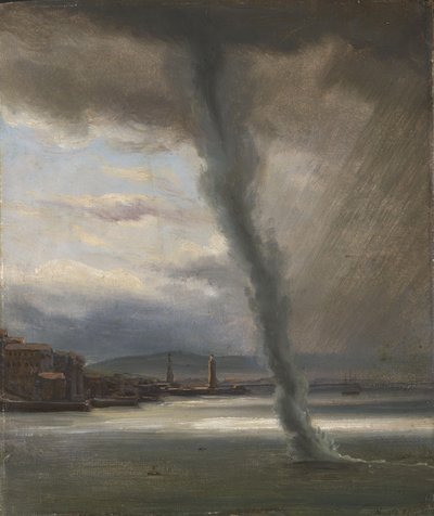 En vannpipe ved Napolibukta av Thomas Fearnley