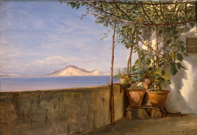 Terrasse i Procida av Thomas Fearnley