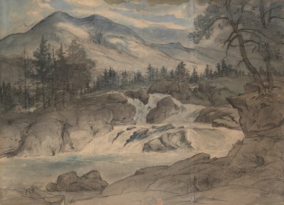 Labro-fossen, 1824-42. av Thomas Fearnley