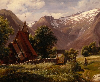 Tjugum Church, Balestrand av Thomas Fearnley