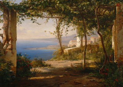 Utsikt over Napolibukten av Thomas Fearnley