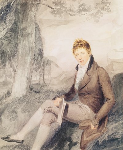 Portrett av Henry John Temple (1784-1865) 3. Viscount Palmerston, 1802 av Thomas Frank Heaphy