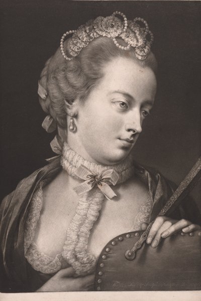 Dame elegant kledd av Thomas Frye