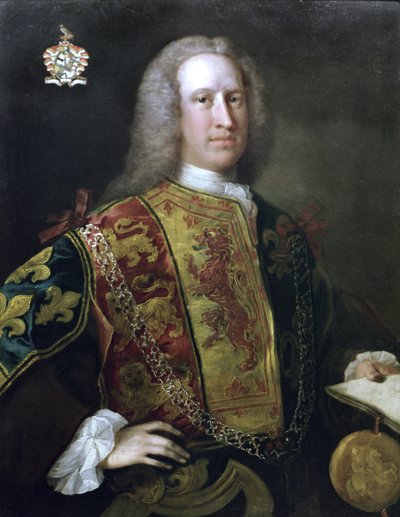 Sir Charles Townley, våpenkonge Garter av Thomas Frye