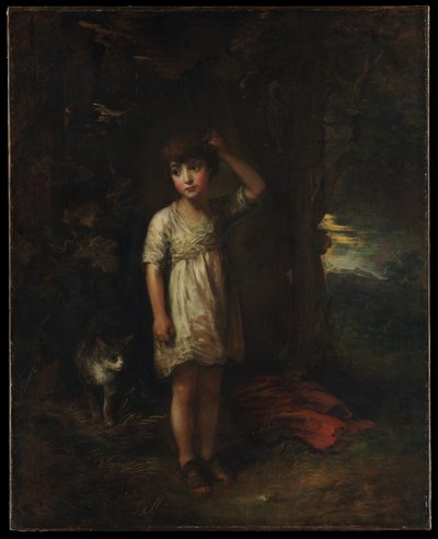 En gutt med en katt - Morgen av Thomas Gainsborough