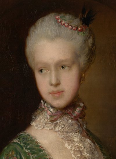 Elizabeth Wrottesley, senere hertuginne av Grafton av Thomas Gainsborough