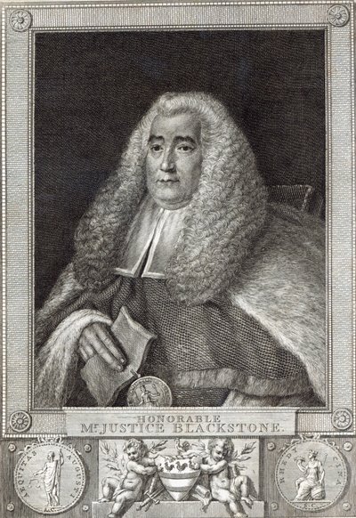 Ærede Mr Justice Blackstone, gravert av Hall av Thomas Gainsborough