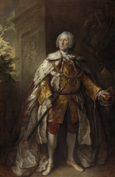 John Campbell, 4. hertug av Argyll, omkring 1693 - 1770. Soldat av Thomas Gainsborough