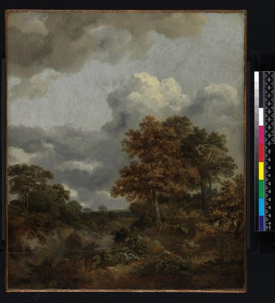 Landskap med basseng, 1746-1747 av Thomas Gainsborough