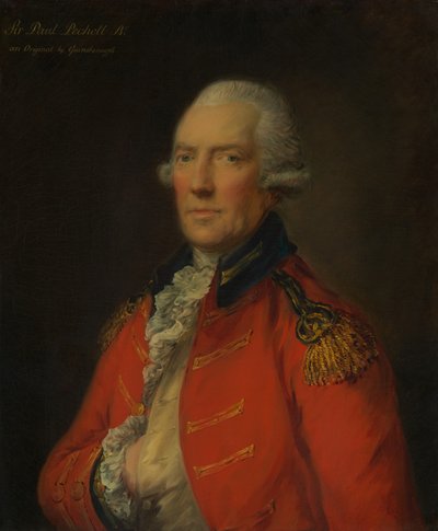 Oberstløytnant Paul Pechell 1724-1800. av Thomas Gainsborough