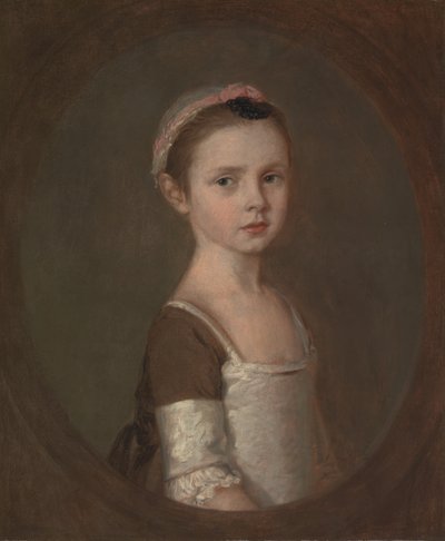 Frøken Susanna Gardiner 1752-1818, mellom 1758 og 1759. av Thomas Gainsborough