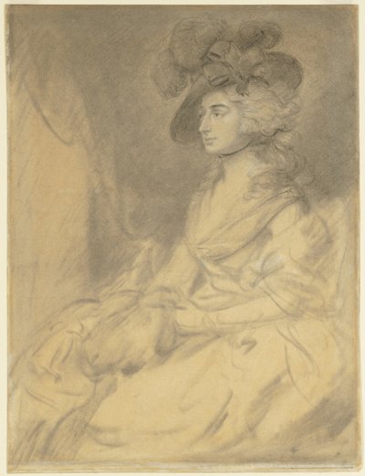 Fru Sarah Siddons, 1785. av Thomas Gainsborough