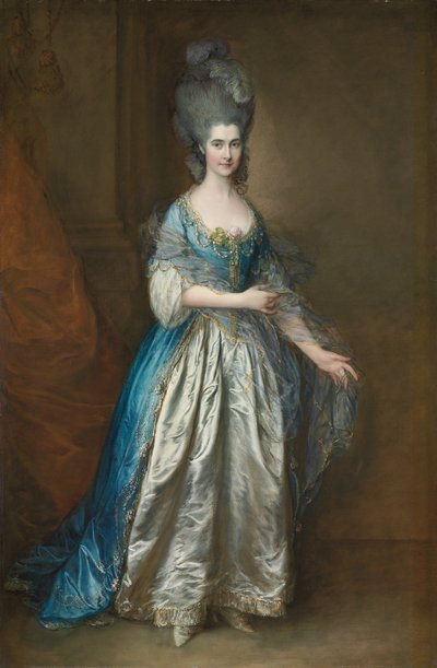 Portrett av fru William Villebois av Thomas Gainsborough