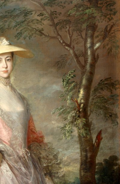 Tredetalj, fra et maleri av Mary, grevinne Howe, ca. 1760 (olje på lerret) av Thomas Gainsborough