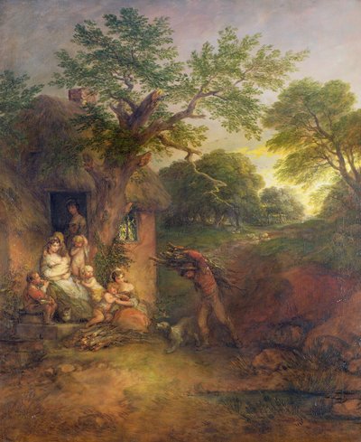 Vedhoggerhjem, ca. 1780 av Thomas Gainsborough