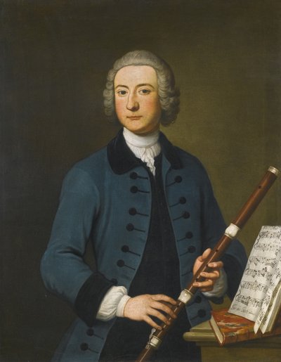 Portrett av Lewis Christian Austin Granom, 1743 av Thomas Gibson