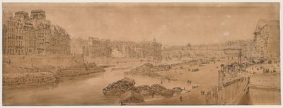 Et utvalg av tjue av de mest pittoreske utsiktene i Paris ..., 1802. av Thomas Girtin