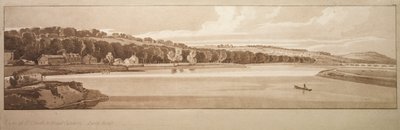 Et utvalg av tjue av de mest pittoreske utsiktene i Paris: Utsikt over St. Cloud og Mount Calvary tatt fra Pont de Sêve av Thomas Girtin