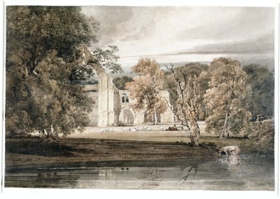 Bolton Abbey av Thomas Girtin