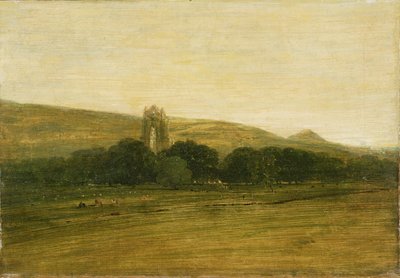 Guisborough Priory, ca. 1801-02 (olje på lerret) av Thomas Girtin