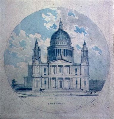 St. Pauls Katedral av Thomas Girtin