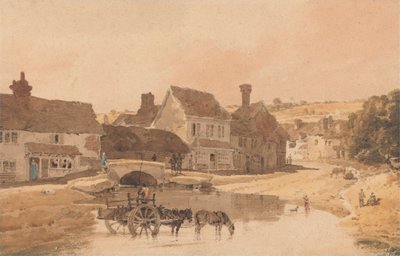 Landsbyen Kirkstall, Yorkshire av Thomas Girtin