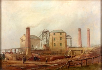 Hartley Colliery etter katastrofen, 1869 av Thomas H. Hair