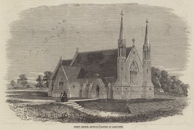 Christ Church, nylig reist i Lancaster av Thomas Harrington Wilson