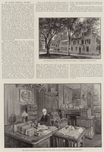 Dr Oliver Wendell Holmes av Thomas Harrington Wilson