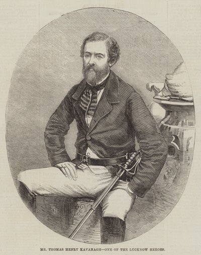 Mr Thomas Henry Kavanagh, en av Lucknow-heltene av Thomas Harrington Wilson