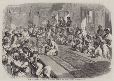 Salg på Calcutta av verdifulle regjeringsgaver og Lucknow-juveler av Thomas Harrington Wilson