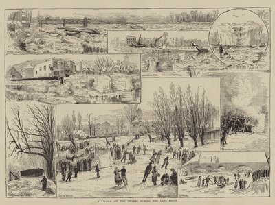 Skisser på Themsen under den sene frosten av Thomas Harrington Wilson