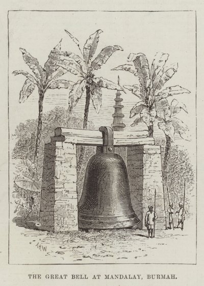 Den store klokken i Mandalay, Burmah av Thomas Harrington Wilson