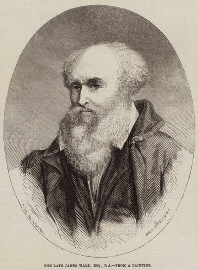 The Late James Ward, Esquire, RA av Thomas Harrington Wilson