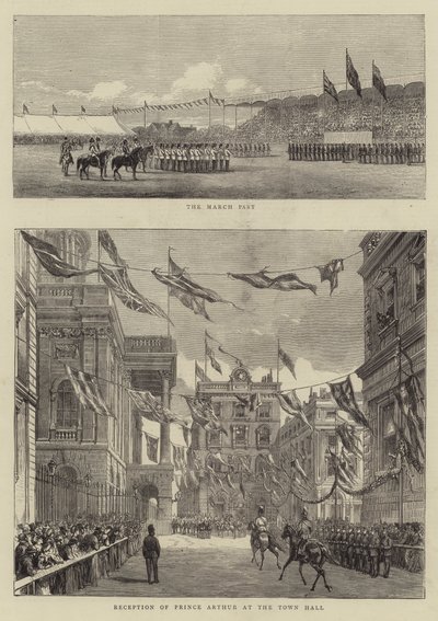 Det kongelige besøket i Liverpool av Thomas Harrington Wilson
