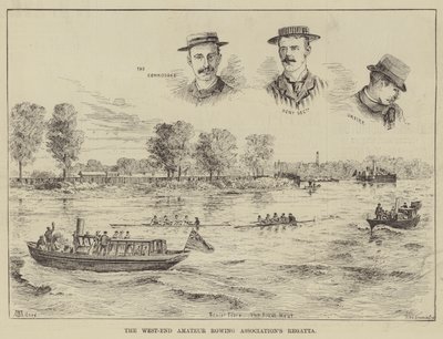 West-End Amateur Roing Association Regatta av Thomas Harrington Wilson