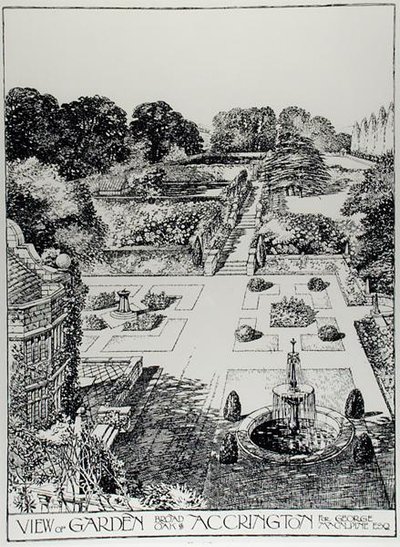 View of Garden, Broad Oak, Accrington, fra 