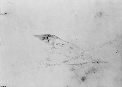 Mountain View [Catskills] fra Sketchbook, ca. 1860-ca. 1864. av Thomas Hewes Hinckley