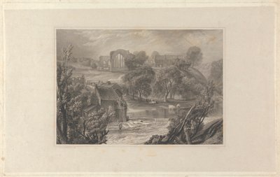 Egglestone Abbey, nær Barnard Castle av Thomas Higham