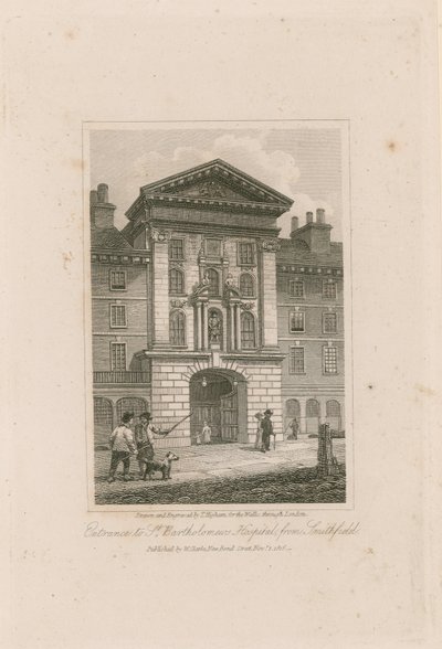 St Bartholomew's Hospital, Smithfield. av Thomas Higham