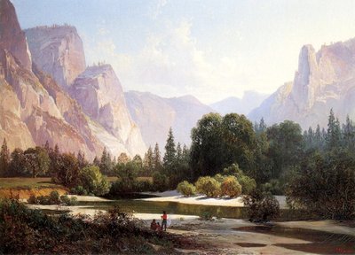 Paiute Indian Camp, Yosemite, 1890 av Thomas Hill
