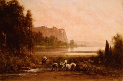 Fangstmenn i Yosemite-fjellene, 1899 av Thomas Hill