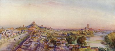 Peking, sett fra trommetårnet av Thomas Hodgson Liddell