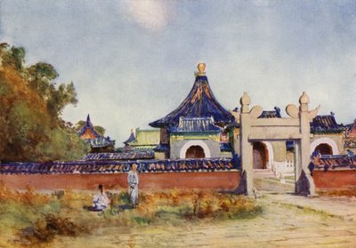 Peking, Emperors Robing Temple, Himmelens tempel av Thomas Hodgson Liddell